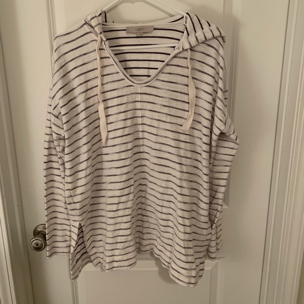 Loft striped hoodie